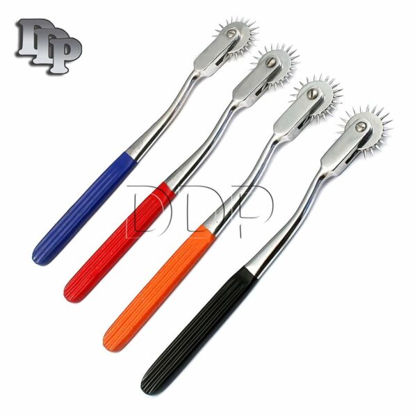 4 Wartenberg Pin Wheel PINWHEEL Chiropractic Surgical Instruments Color Handle