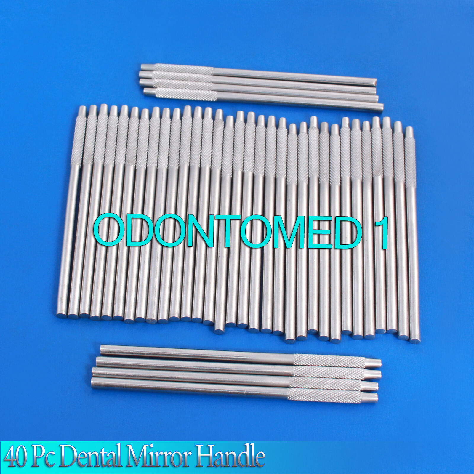 40-PC-DENTAL-MIRROR-HANDLE-STAINLESS-STEEL-NEW-BRAND-131477428309