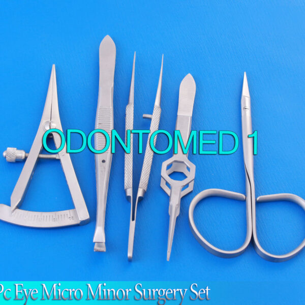 5 PC EYE MICRO MINOR SURGERY VETERINARY OPHTHALMIC INSTRUMENT SET KIT