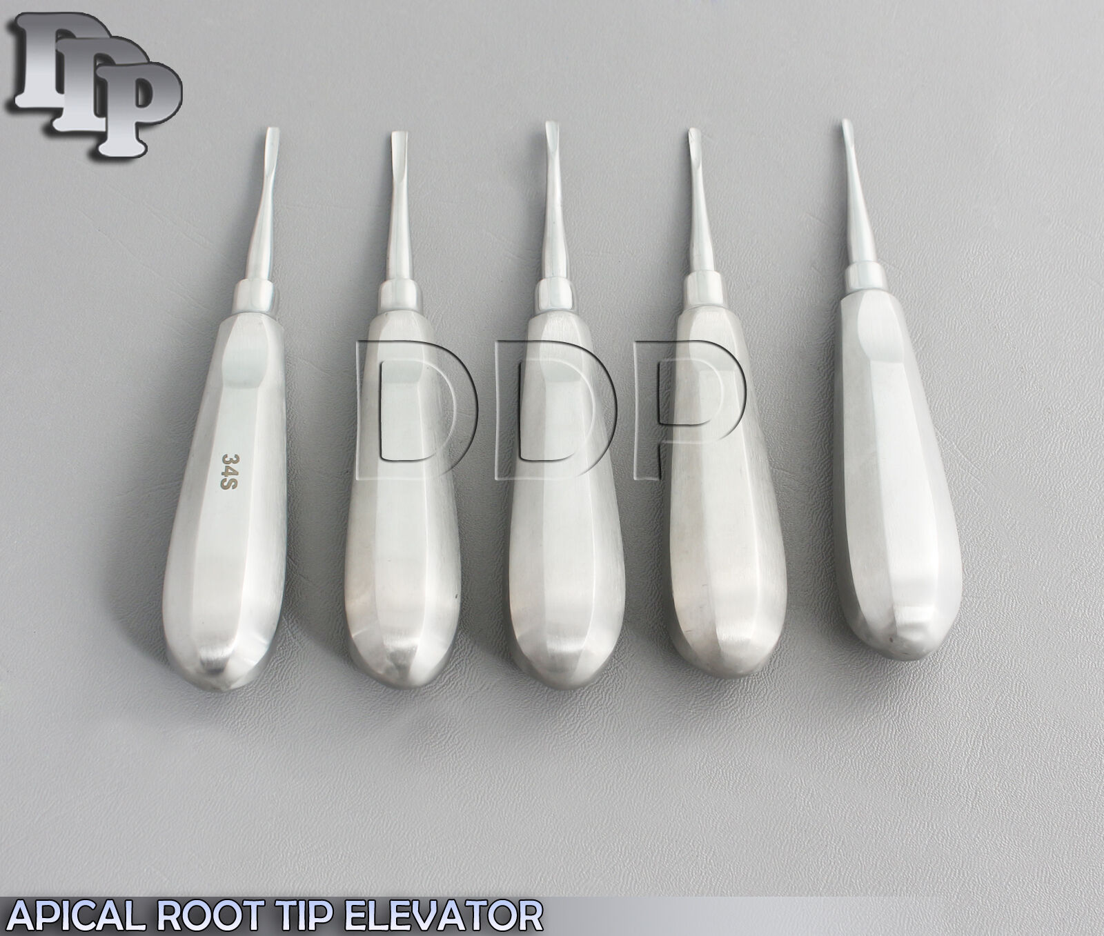 5-PCS-STRAIGHT-DENTAL-SURGERY-EXTRACTING-APICAL-ROOT-TIP-ELEVATOR-121970058289