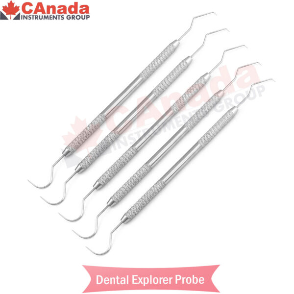 5Pcs Endodontic Explorer 23/17A Periodontal Examination Probe Hook Shape Scaler