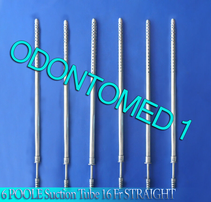 6-POOLE-Suction-Tube-16-Fr-STRAIGHT-SURGICAL-MEDICAL-INSTRUMENTS-121100199159