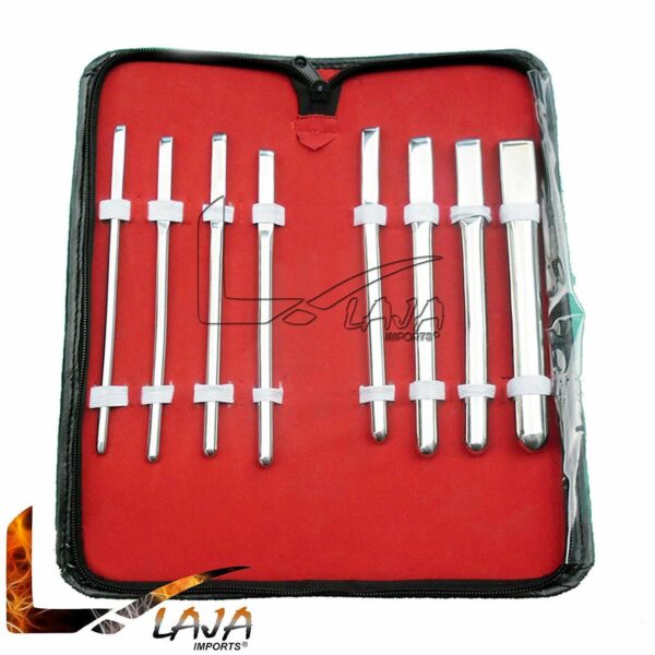 8 Hegar Dilator Sounds Set 7.5" Single Ended Instruments (Single Ended)