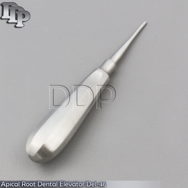 AUTOCLAVABLE APICAL ROOT DENTAL EXTRACTING STRAIGHT ELEVATOR DEL-46