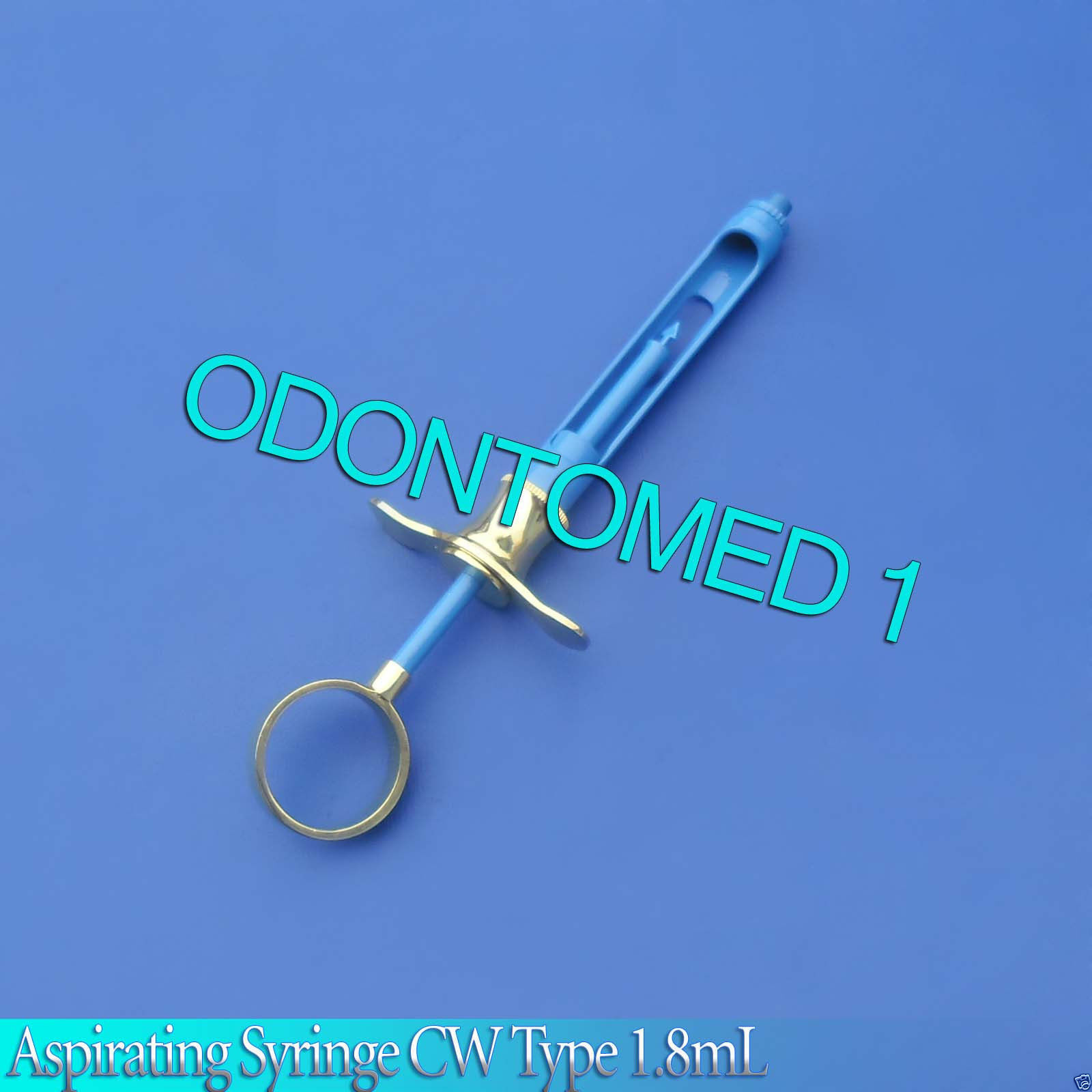 Aspirating-Syringe-CW-Type-18mL-Blue-and-gold-plated-Dental-Insturments-111442925269-2