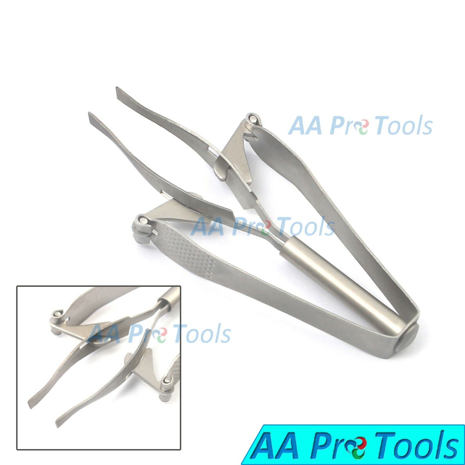 Automatic-Tweezers-Hair-Splinter-Forceps-Eyebrow-Stainless-Steel-Manicure-Tools-254284390839