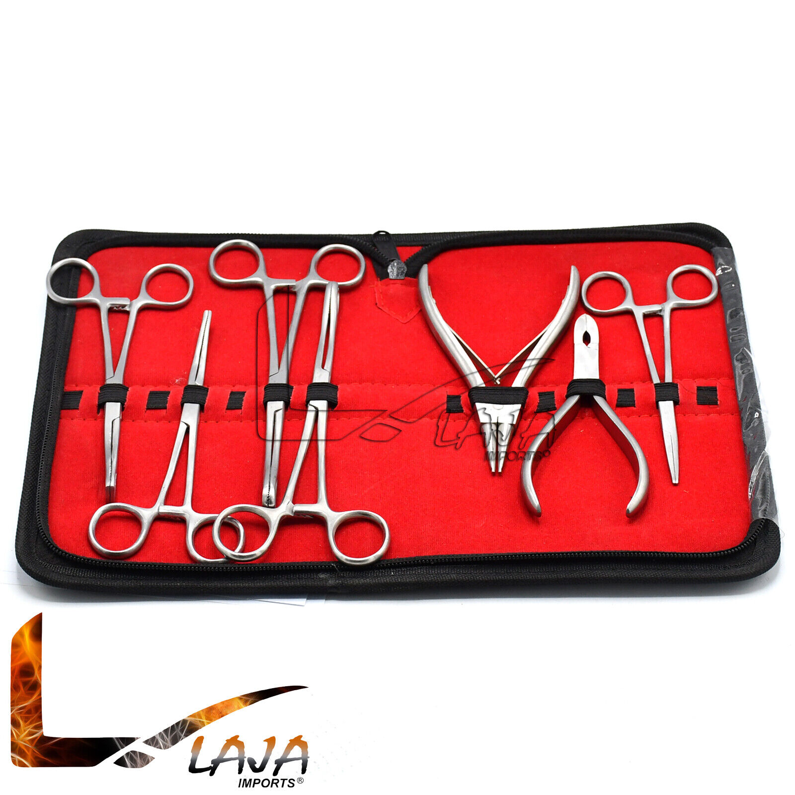 Body-Piercing-Tool-Kit-Set-of-7-Pcs-stainless-Steel-Surgical-Instruments-274006770219