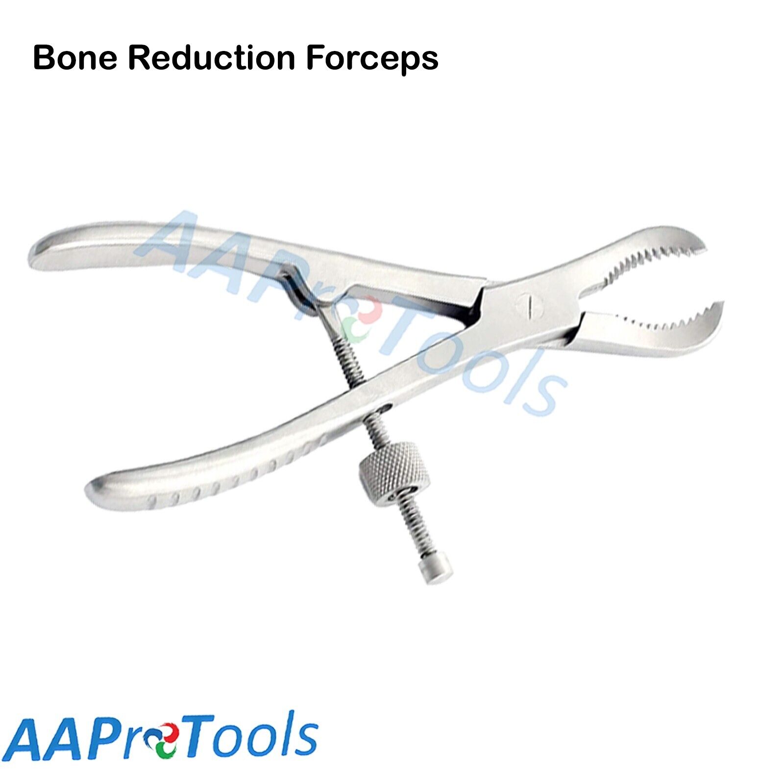 Bone-Holding-Forceps-7-Reduction-Bent-Mouth-Serrated-Jaw-With-Speed-Lock-252408440649-4