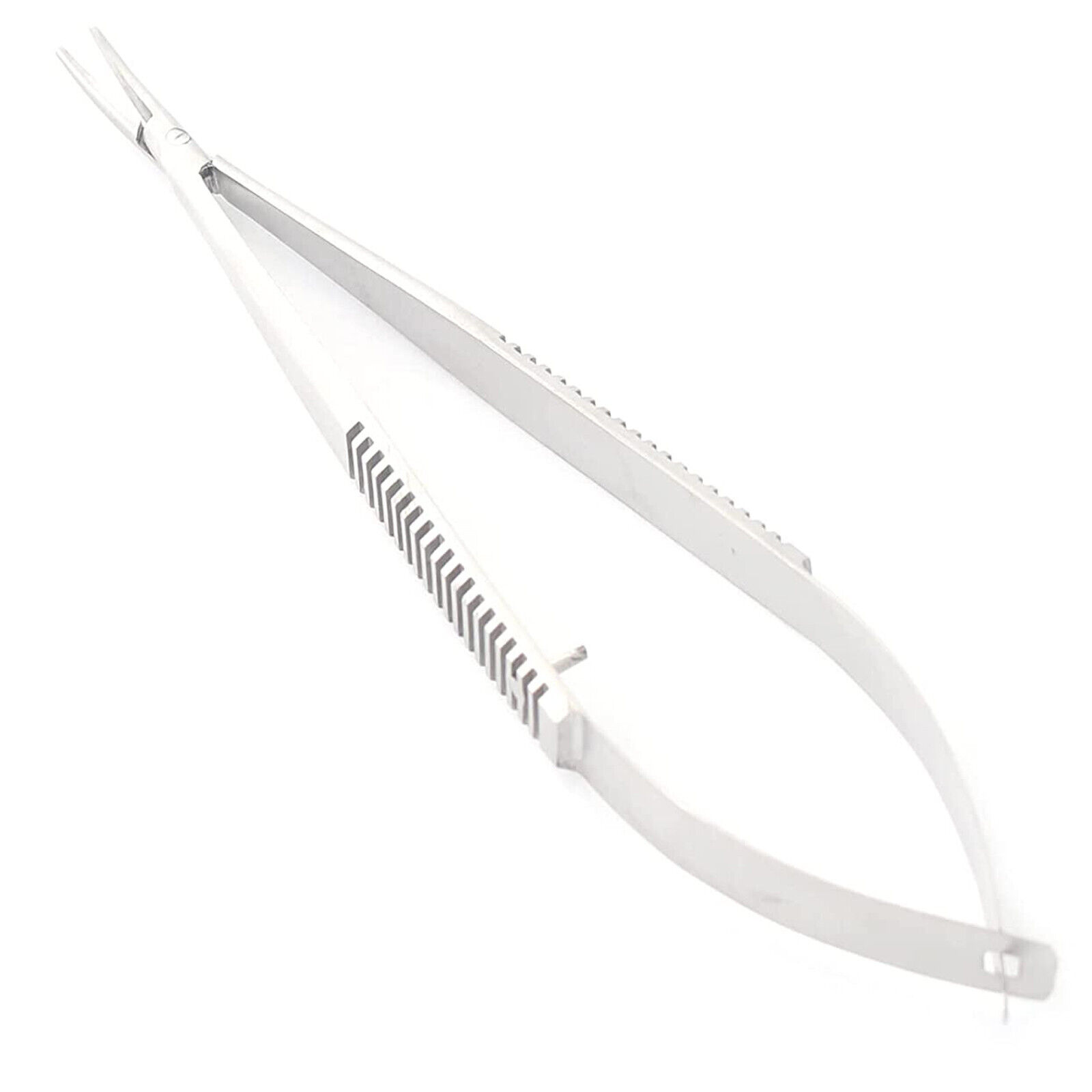 Castroviejo-Needle-Holder-55-Curved-Without-Lock-Surgical-Instrument-121906081159