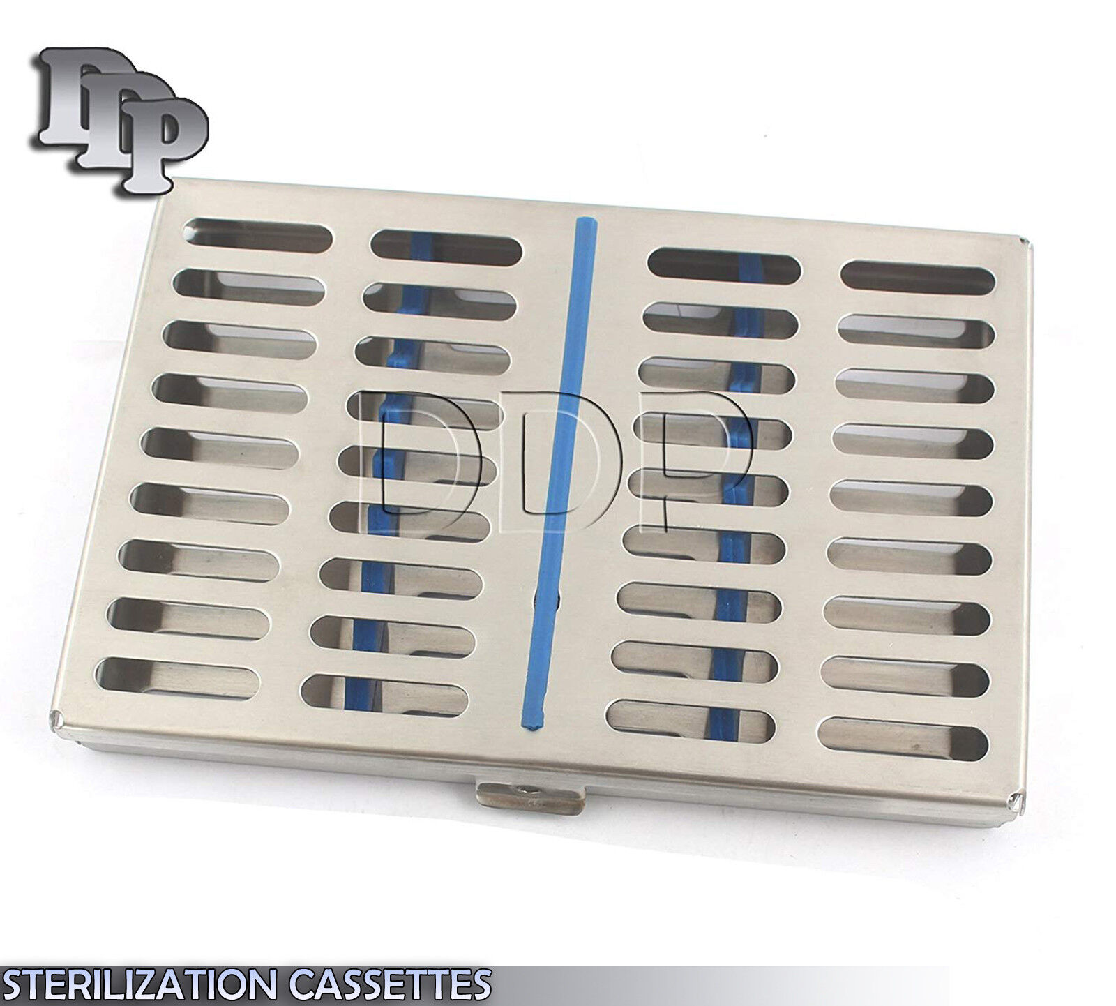 DENTAL-AUTOCLAVE-STERILIZATION-CASSETTE-RACK-BOX-TRAY-FOR-10-INSTRUMENTS-132850697069