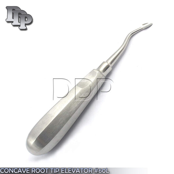 DENTAL TOOTH SURGERY LEFT SPADE CONCAVE ROOT TIP ELEVATOR #60L