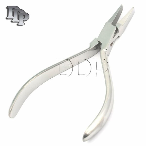 Dental Flat Nose Plier Orthodontic Wire Bending Tooth Braces Utility Forming Lab