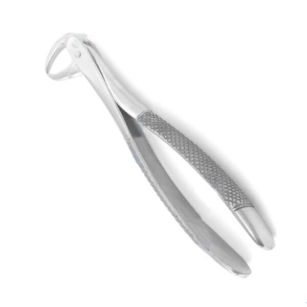 Dental Instruments, Extraction Forceps Lower Molar Gripping In Lateral Fig86