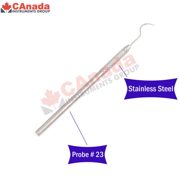 Dental Probe 23 Explorer Hook Shape