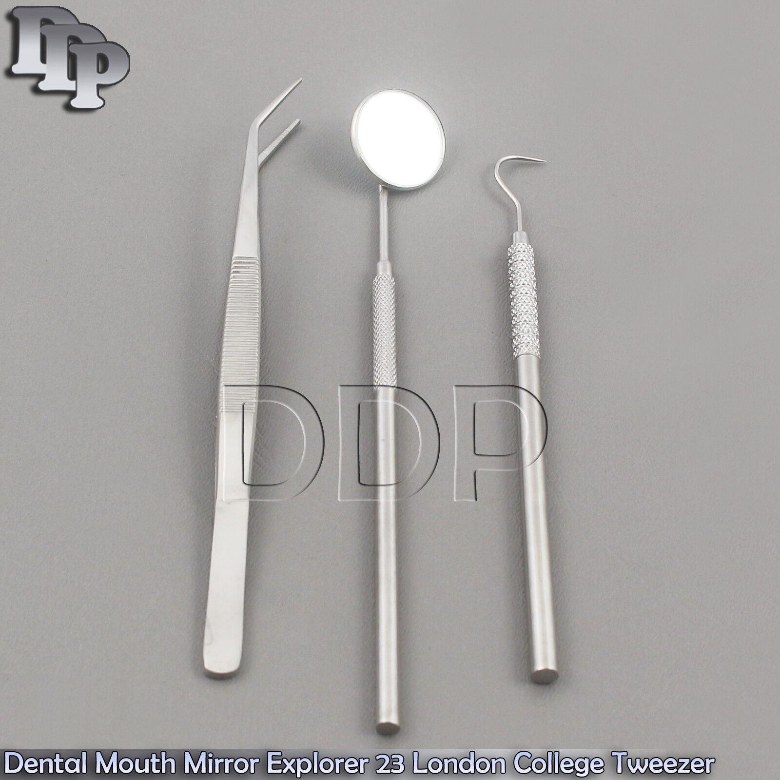 Dental-Serrated-London-College-Tweezer-Dentists-Armamentarium-Probe-23-Explorer-132499014009