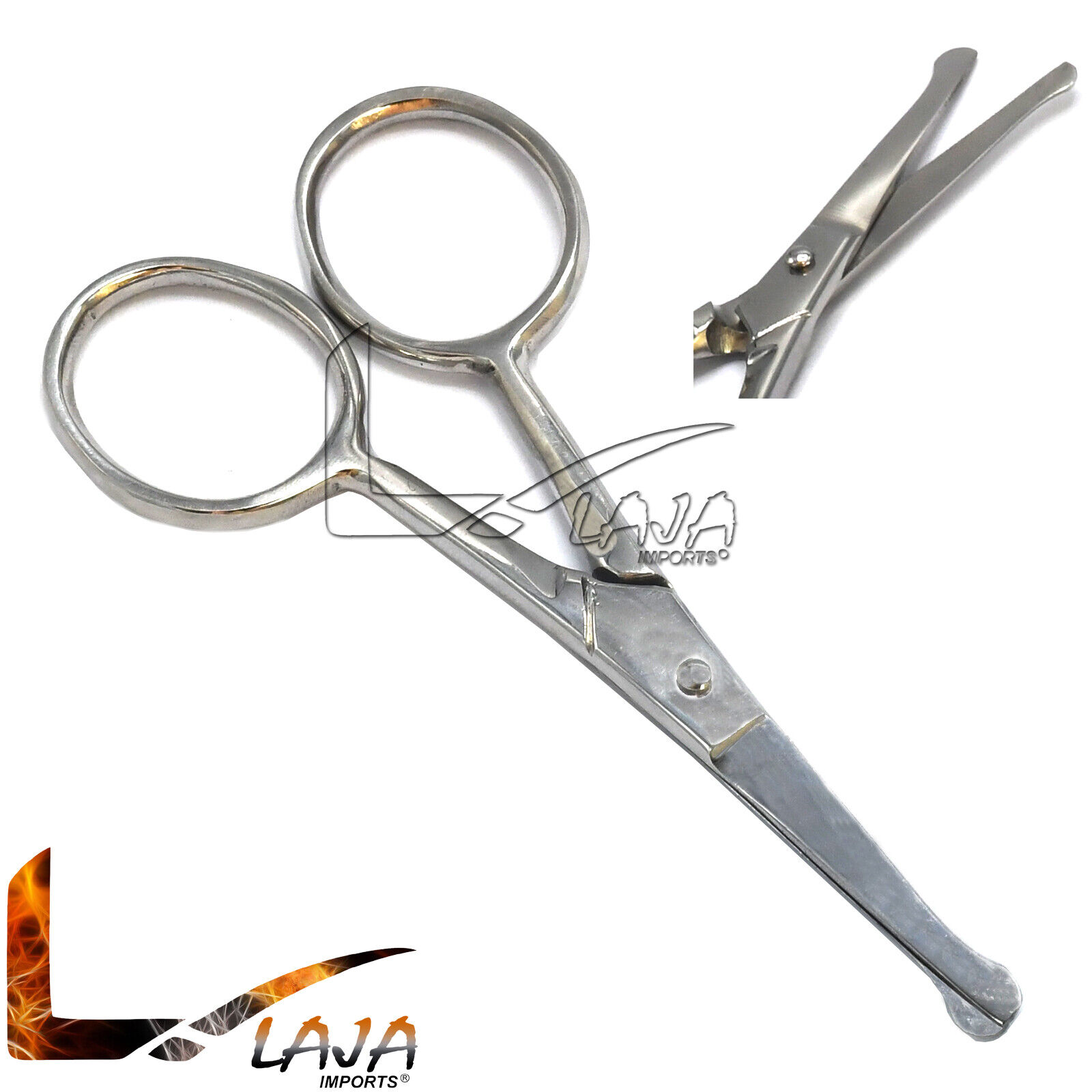 Grooming-NOSE-SCISSORS-MOUSTACHE-Blunt-Scissors-Hair-Trimming-Baby-274301798799