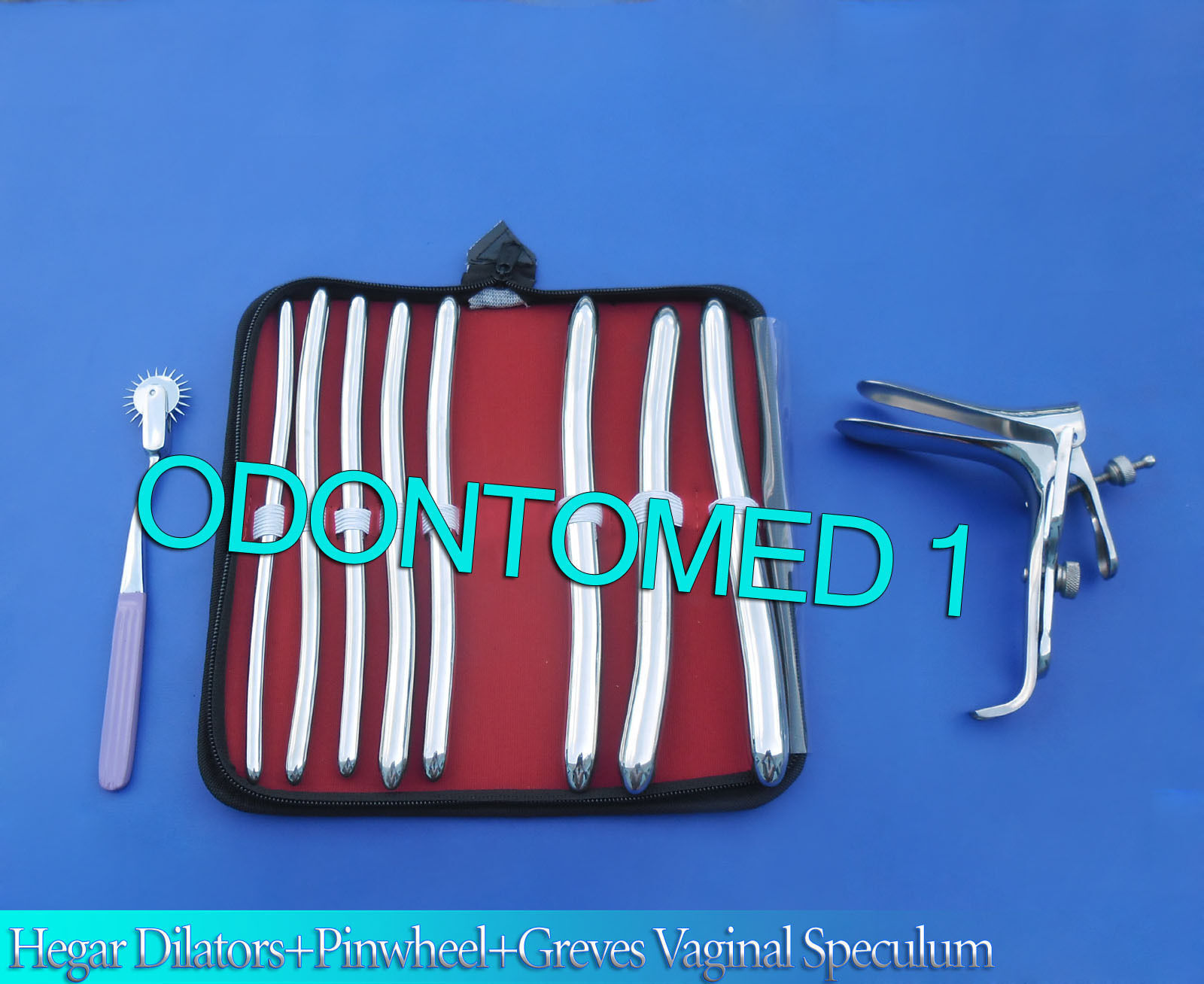 HEGAR-DILATOR-SOUNDS-8-PCS-PINK-PINWHEEL-GRAVES-SPECULUM-LARGE-111149490949-2