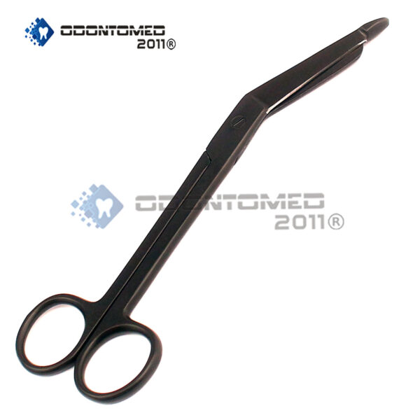 Lister Bandage Scissors 7.25" Black Color Surgical Instruments Stainless Steel