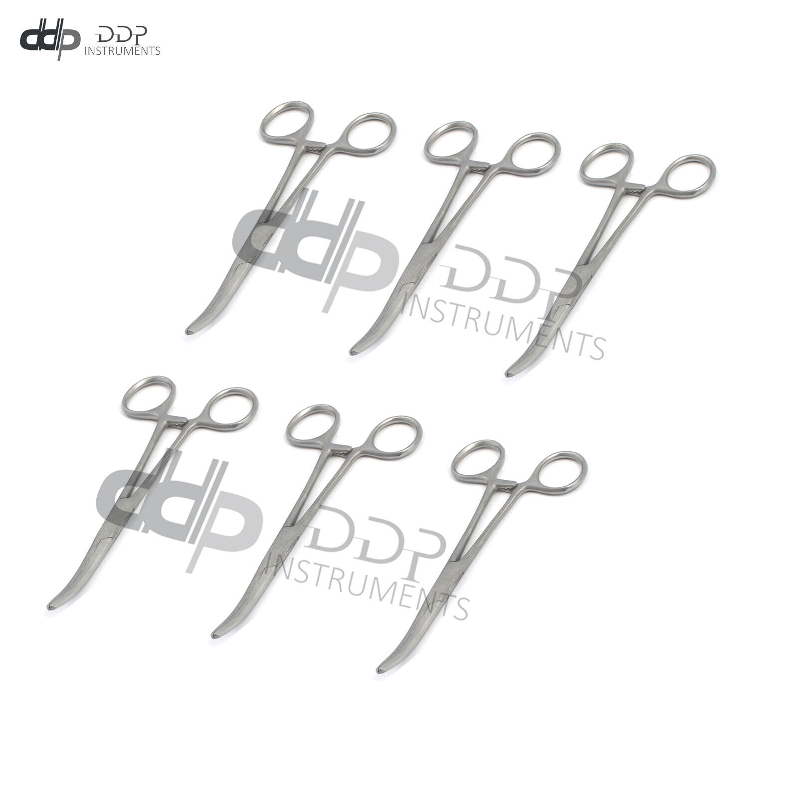 Lot-Of-6-Pieces-Carmalt-Forceps-Curved-625-Surgical-Instruments-Stainless-132521265579