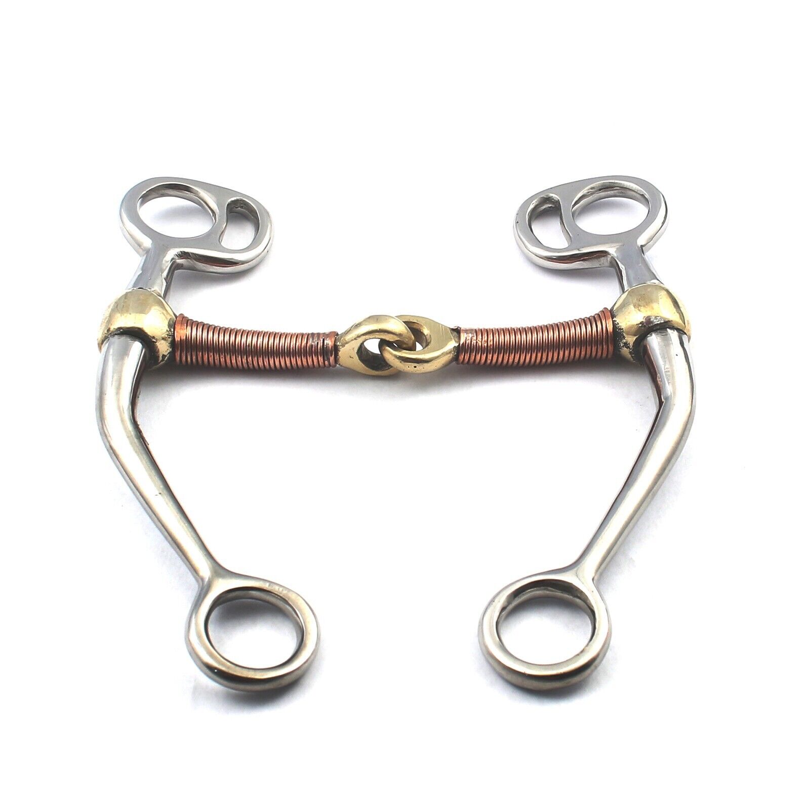 New-1-Piece-Tom-thumb-Bit-Mouth-Cooper-45-Straight-BT-007-134595680979