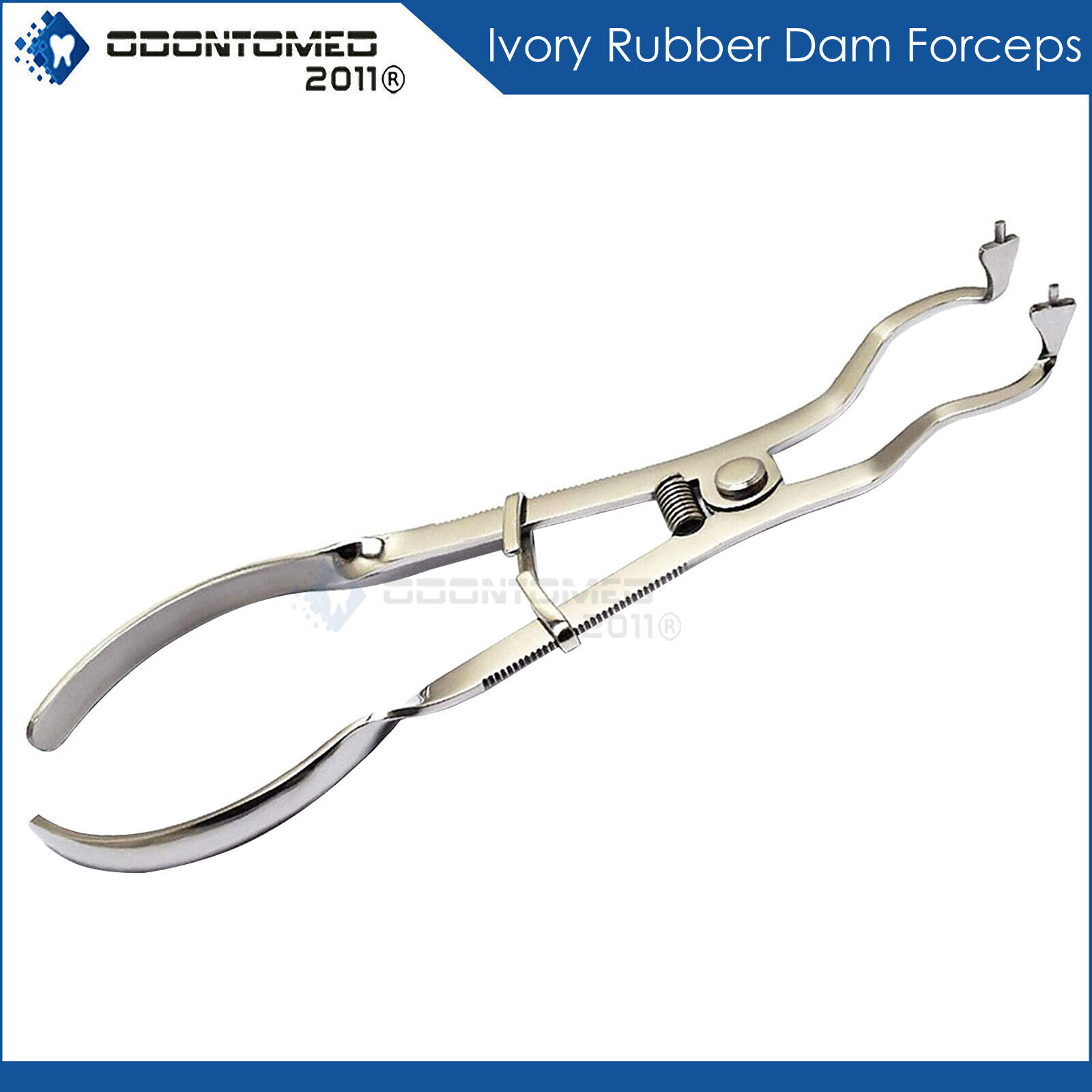 New-Rubber-Dam-Clamp-Ivory-Type-Light-Weight-Forcep-Dental-Surgical-Instruments-112974095599
