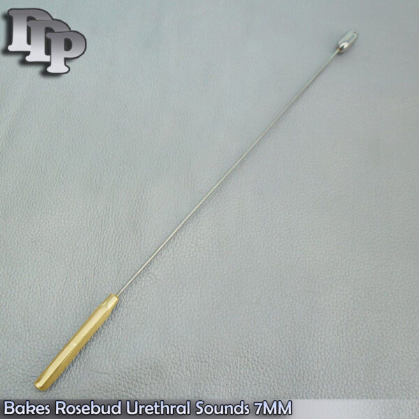 One Pc Bakes Rosebud  Sounds 7MM Gold Plated