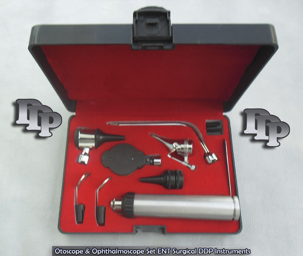 Otoscope-Ophthalmoscope-Set-ENT-Surgical-Instruments-WIth-Beautiful-Box-121224575359