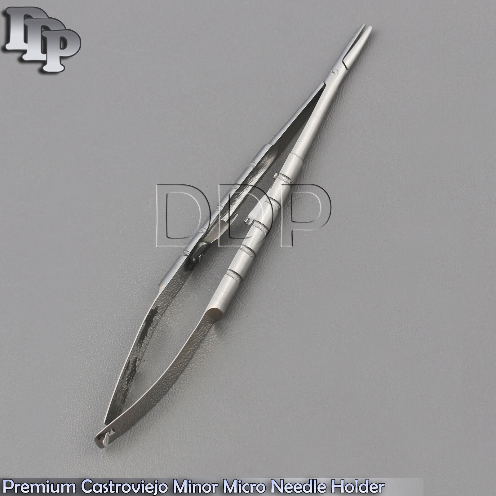 PREMIUM-CASTROVIEJO-MICRO-MINOR-SURGERY-NEEDLE-HOLDER-7-SMOOTH-JAWS-WITH-LOCK-371869551749
