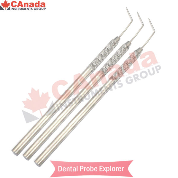 Periodontal Dental probe 6 Single End Diagnostic Dentist Lab Pocket Probe 3Piece