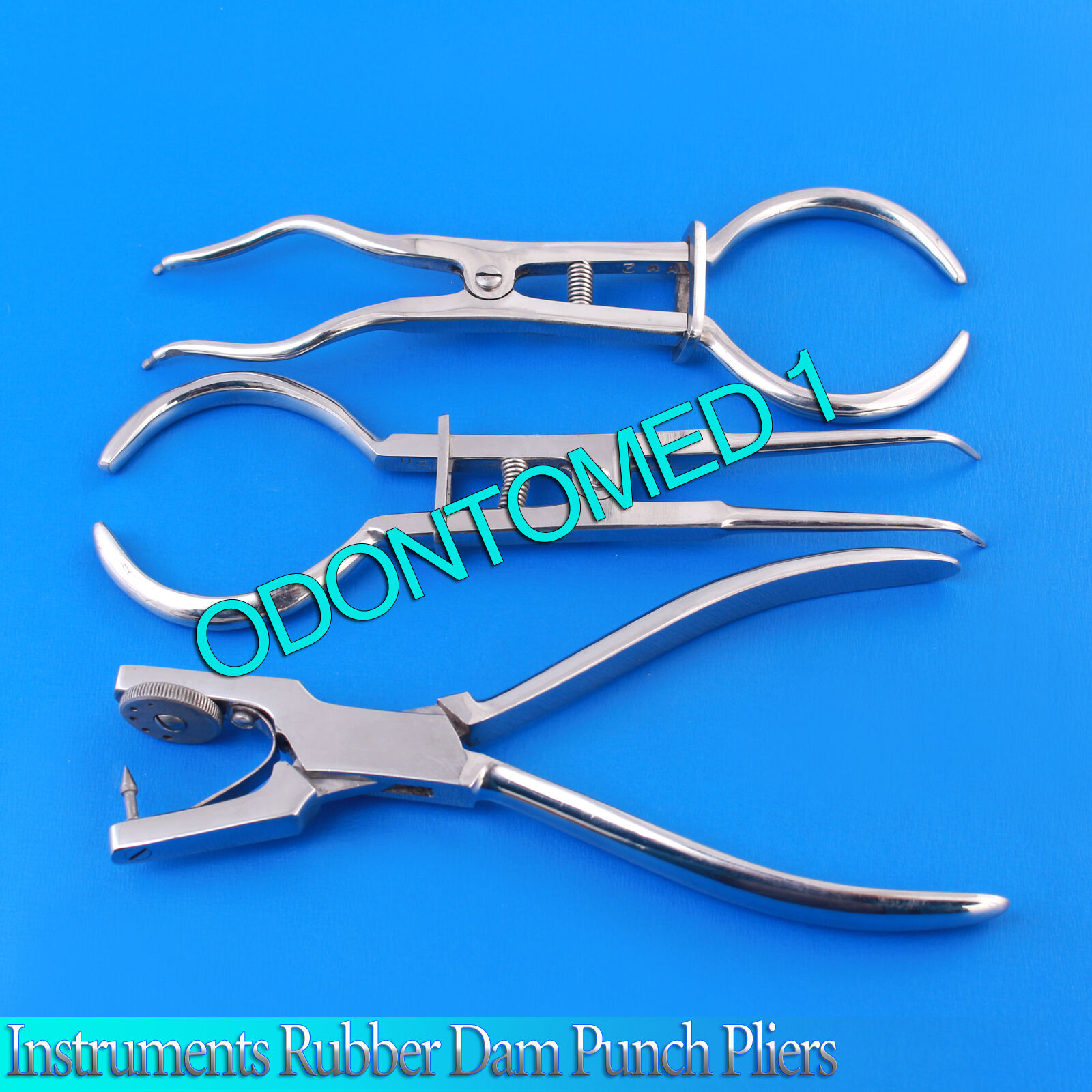 RUBBER-DAM-INSTRUMENTS-KIT-PUNCH-PLIERS-AINSWORTH-BREWER-IVORY-CLAMP-FORCEPS-112016862149-2