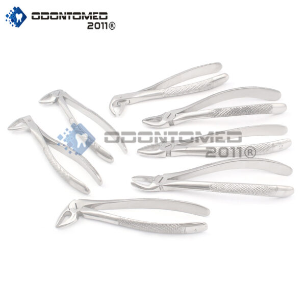 Set Of 7 Dental Tooth Surgery Extracting Extraction Mix Forcep Set