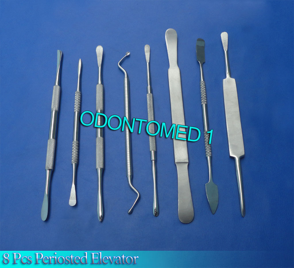 Set-Of-8-Periosteal-Dental-Tooth-Elevators-Instruments-130941481039