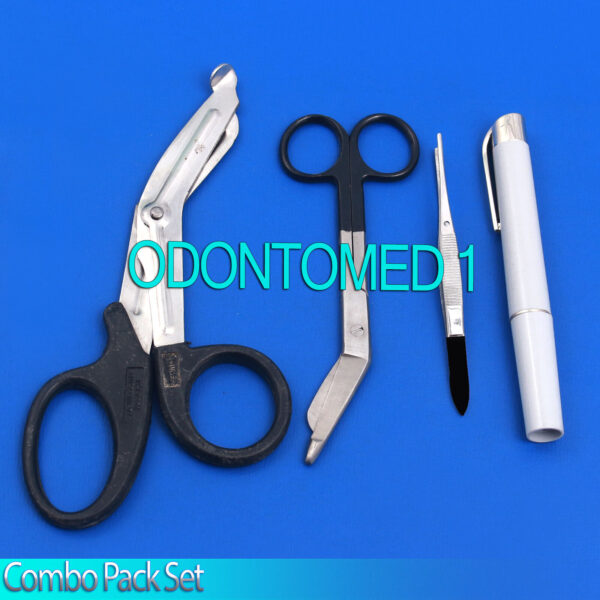 Shears; EMT/Scissors combo pack w/holster,Black