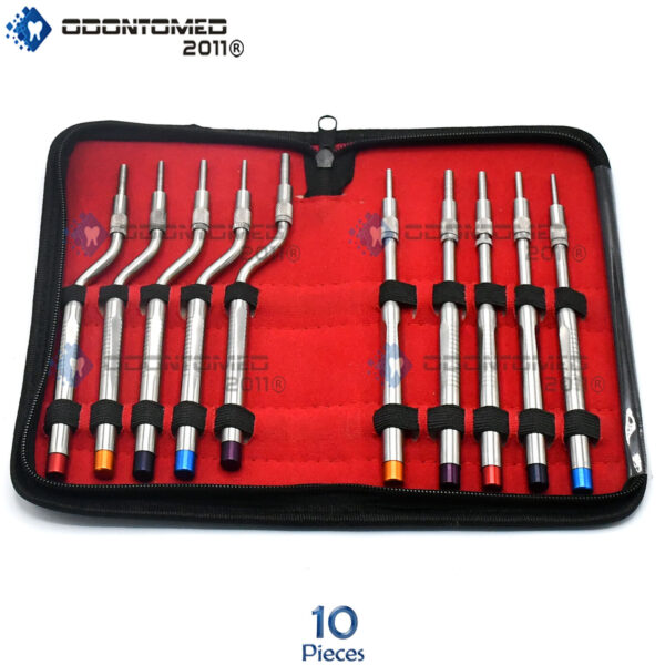 Sinus Lift Osteotomes Kit Straight Off Set Concave Dental Implant Dn-433