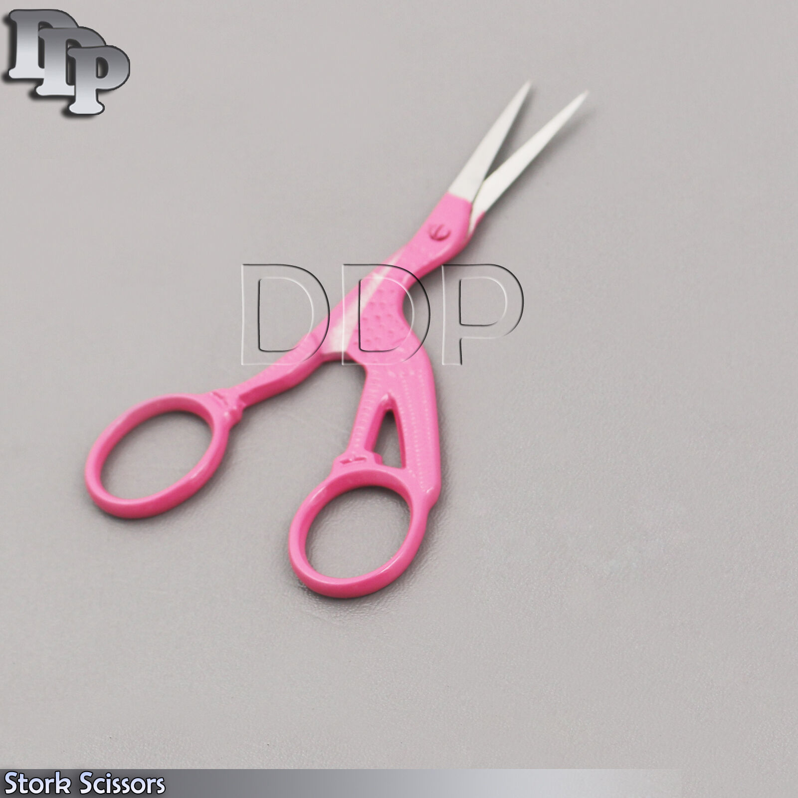 Stork-Embroidery-Scissors-Eyebrow-Sewing-Thin-Point-Edge-Color-Coded-BTS-157-122602745059