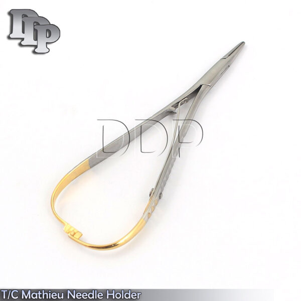 TC Mathieu Needle Holder 5.5'' Tip Plier Veterinary, Dental Surgical Instruments