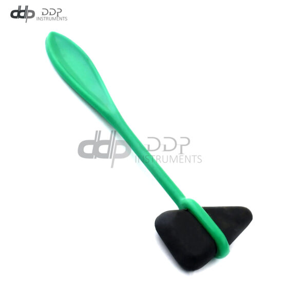 Taylor Percussion Hammer With PVC Black Head Plastic Handle Green Color