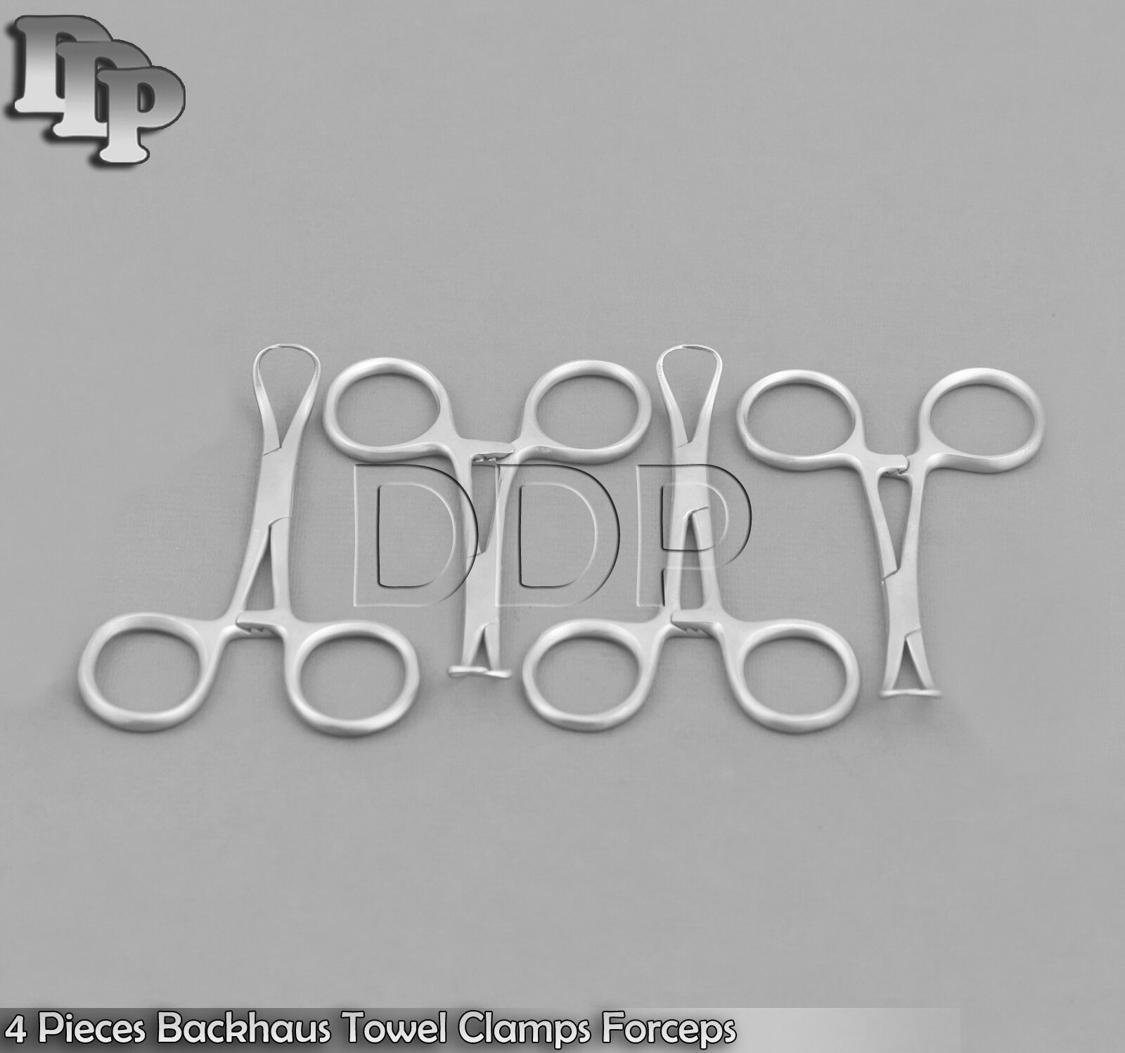 Veterinary-Dental-Backhaus-Towel-Clamp-forceps-35-Pack-of-4-121214270889