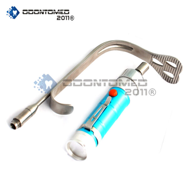 Wieder Breast Facial Retractor Tongue Depressor With Fiber Optic Light Bst-06